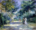 El jardín de Montmartre Pierre Auguste Renoir.